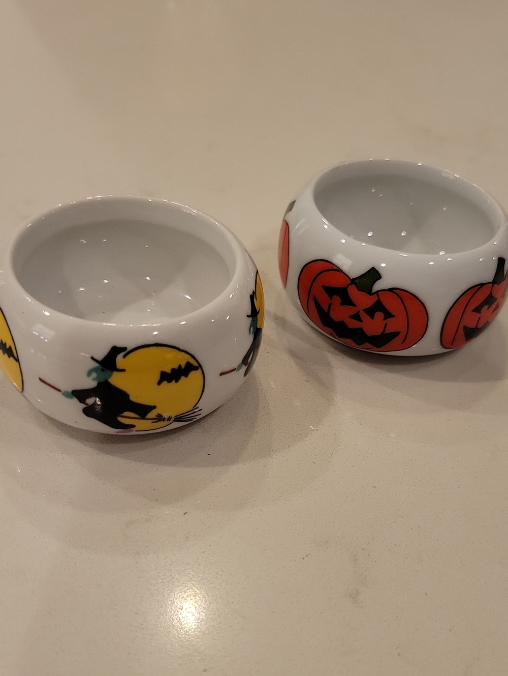 Vintage Halloween Tealight Candle Holders